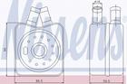 Nissens Oliekoeler motorolie 90608 Nissens Oliekoeler motorolie 90608