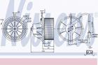 Nissens Kachelventilator 87068 Nissens Kachelventilator 87068