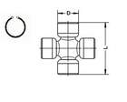 Spidan Rubber askoppeling / Hardyschijf U 183 Spidan Rubber askoppeling / Hardyschijf U 183