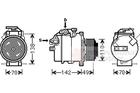 Van Wezel Airco compressor 0600K411 Van Wezel Airco compressor 0600K411
