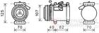 Van Wezel Airco compressor 0800K039 Van Wezel Airco compressor 0800K039