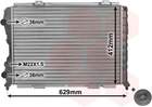 Van Wezel Radiateur 01002056 Van Wezel Radiateur 01002056
