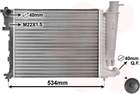 Van Wezel Radiateur 09002059 Van Wezel Radiateur 09002059