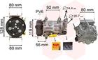 Van Wezel Airco compressor 0900K255 Van Wezel Airco compressor 0900K255