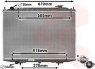 Van Wezel Radiateur 13002302 Van Wezel Radiateur 13002302