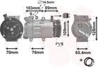 Van Wezel Airco compressor 1800K392 Van Wezel Airco compressor 1800K392