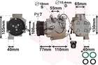 Van Wezel Airco compressor 2500K208 Van Wezel Airco compressor 2500K208