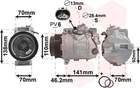 Van Wezel Airco compressor 3000K091 Van Wezel Airco compressor 3000K091