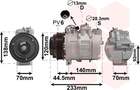 Van Wezel Airco compressor 3000K277 Van Wezel Airco compressor 3000K277