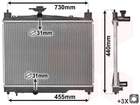 Van Wezel Radiateur 53002251 Van Wezel Radiateur 53002251