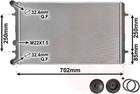 Van Wezel Radiateur 58002217 Van Wezel Radiateur 58002217