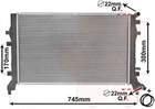 Van Wezel Radiateur 58002295 Van Wezel Radiateur 58002295