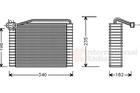 Van Wezel Airco verdamper 0300V142 Van Wezel Airco verdamper 0300V142