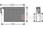 Van Wezel Airco verdamper 0600V305 Van Wezel Airco verdamper 0600V305