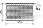 Van Wezel Airco verdamper 0600V399 Van Wezel Airco verdamper 0600V399