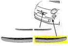 Van Wezel Voorbumper deel 1604581 Van Wezel Voorbumper deel 1604581