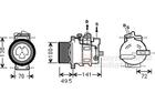 Van Wezel Airco compressor 3000K476 Van Wezel Airco compressor 3000K476