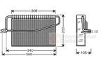 Van Wezel Airco verdamper 3000V381 Van Wezel Airco verdamper 3000V381