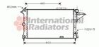 Van Wezel Radiateur 37002119 Van Wezel Radiateur 37002119