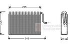 Van Wezel Airco verdamper 3700V171 Van Wezel Airco verdamper 3700V171