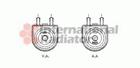 Van Wezel Oliekoeler motorolie 40003285 Van Wezel Oliekoeler motorolie 40003285