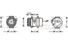 Van Wezel Airco compressor 5900K113 Van Wezel Airco compressor 5900K113
