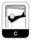 Elring Wielnaaf keerring 044.571 Elring Wielnaaf keerring 044.571