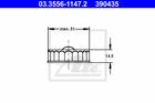 Ate Remvloeistofreservoir deksel 03.3556-1147.2 Ate Remvloeistofreservoir deksel 03.3556-1147.2