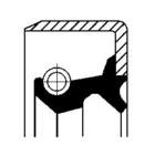 Corteco Wielnaaf keerring 19016507B Corteco Wielnaaf keerring 19016507B