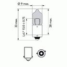 Philips Gloeilamp achteruitrijlicht / Gloeilamp interieurverlichting / Gloeilamp leeslamp / Gloeilamp parkeer-/ begrenzingslicht 12036BVCP Philips Gloeilamp achteruitrijlicht / Gloeilamp interieurverlichting / Gloeilamp leeslamp / Gloeilamp parkeer-/ begrenzingslicht 12036BVCP