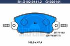 Galfer Remblokset B1.G102-0141.2 Galfer Remblokset B1.G102-0141.2