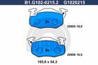 Galfer Remblokset B1.G102-0215.2 Galfer Remblokset B1.G102-0215.2