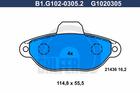 Galfer Remblokset B1.G102-0305.2 Galfer Remblokset B1.G102-0305.2