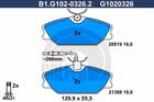 Galfer Remblokset B1.G102-0326.2 Galfer Remblokset B1.G102-0326.2