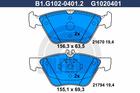Galfer Remblokset B1.G102-0401.2 Galfer Remblokset B1.G102-0401.2