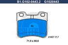Galfer Remblokset B1.G102-0443.2 Galfer Remblokset B1.G102-0443.2