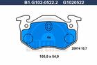 Galfer Remblokset B1.G102-0522.2 Galfer Remblokset B1.G102-0522.2