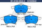Galfer Remblokset B1.G102-0642.2 Galfer Remblokset B1.G102-0642.2