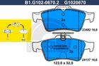 Galfer Remblokset B1.G102-0670.2 Galfer Remblokset B1.G102-0670.2