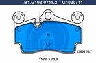 Galfer Remblokset B1.G102-0711.2 Galfer Remblokset B1.G102-0711.2