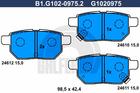 Galfer Remblokset B1.G102-0975.2 Galfer Remblokset B1.G102-0975.2