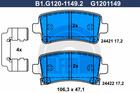 Galfer Remblokset B1.G120-1149.2 Galfer Remblokset B1.G120-1149.2