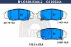 Galfer Remblokset B1.G120-5344.2 Galfer Remblokset B1.G120-5344.2
