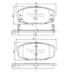 Nipparts Remblokset J3600319 Nipparts Remblokset J3600319