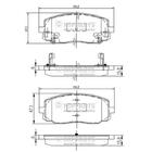 Nipparts Remblokset J3600323 Nipparts Remblokset J3600323