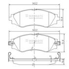 Nipparts Remblokset J3600902 Nipparts Remblokset J3600902