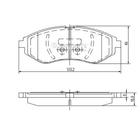 Nipparts Remblokset J3600911 Nipparts Remblokset J3600911