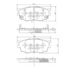 Nipparts Remblokset J3603051 Nipparts Remblokset J3603051