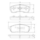 Nipparts Remblokset J3607011 Nipparts Remblokset J3607011