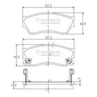 Nipparts Remblokset J3608005 Nipparts Remblokset J3608005